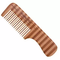 Фото Гребінець БАМБУК Healthy Hair Comb 3 з ручкою з рідкими забчиками - 1
