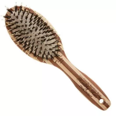 Відгуки покупців про товар Щітка масажна БАМБУК Healthy Hair Paddle P6 комбінована щетина