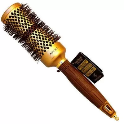 Отзывы покупателей о товаре Термо брашинг Expert Blowout Curl Wavy Bristles Gold & Brown 45 мм