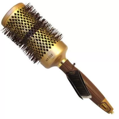 Отзывы покупателей о товаре Термо брашинг Expert Blowout Curl Wavy Bristles Gold & Brown 55 мм