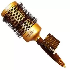 Фото Термо брашинг Expert Blowout Curl Wavy Bristles Gold & Brown 65 мм - 1