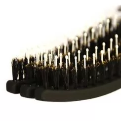 Фото Щетка для укладки Finger Brush Combo Small BLACK изогнутая комбинированная щетина - 3