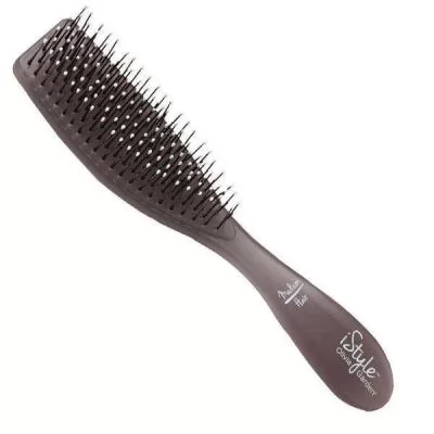 Щітка для укладки Essential Style Wet Medium Hair Memory Flex Bristles Ice Grey для нормального волосся штучна щетина (ID2086)