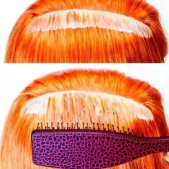 Фото Щетка для укладки Essential Style Blend Medium Hair Memory Flex Bristles Red искусственная щетина - 4