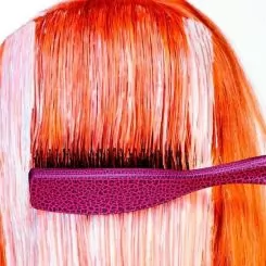 Фото Щітка для укладки Essential Style Blend Medium Hair Memory Flex Bristles Red штучна щетина - 7