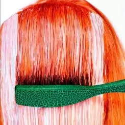 Фото Щетка для укладки Essential Style Blend Medium Hair Memory Flex Bristles Green искусственная щетина - 2