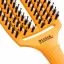 Фото товару Щітка для укладки Finger Brush Combo Medium Bloom Sunflover вигнута комбінована щетинка - 4