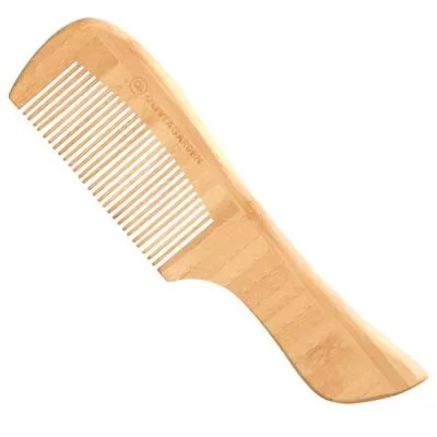 Гребінець бамбуковий Bamboo Touch Comb 2 з ручкою з частими зубчиками (ID1051)