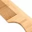 Расческа бамбуковая Bamboo Touch Comb 3 с ручкой редкозубая (ID1052) - 2
