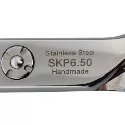Фото Набор ножниц для стрижки SILK CUT PRO (ножницы прямые SKP6.50 6,50" + филировки SKPT635E 6,00" + чехол коричневый) - 5