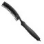 Щетка для укладки Finger Brush Combo Medium Full Black изогнутая комбинированная щетина (ID1729) - 3