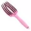 Щетка для укладки Finger Brush Care Iconic Boar&Nylon Celestial Pink изогнутая комбинированная щетина (ID1863) - 2