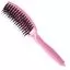 Щітка для укладки Finger Brush Care Iconic Boar&Nylon Celestial Pink вигнута комбінована щетина (ID1863) - 3
