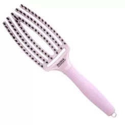 Фото Щетка для укладки Finger Brush Care Iconic Boar&Nylon Ethereal Lavender изогнутая комбинированная щетина - 1