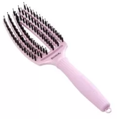 Фото Щетка для укладки Finger Brush Care Iconic Boar&Nylon Ethereal Lavender изогнутая комбинированная щетина - 2