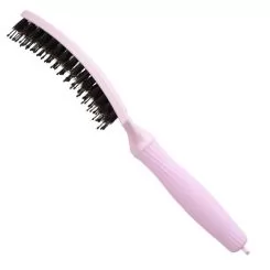 Фото Щетка для укладки Finger Brush Care Iconic Boar&Nylon Ethereal Lavender изогнутая комбинированная щетина - 4